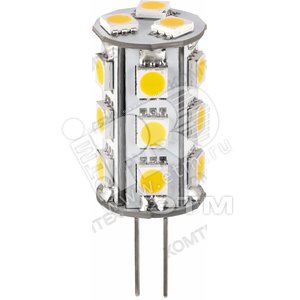 Лампа светодиодная LED 3.5вт 12в G4 белый - КОМТЕХ