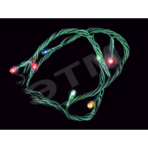 Гирлянда Magic Line 100 л.l=6м.8реж.IP20,разноцв. (100-6-8 PC) - КОМТЕХ