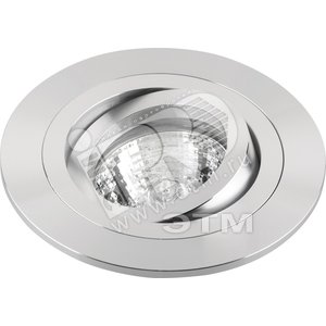 Светильник ИВО-50w 12в GU5.3 поворот алюминий глянцевый (PROTEI 51207) - КОМТЕХ