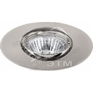 Светильник ИВО-35w 12в,GU4,повор.никель Comtech (SATURN 35106) - КОМТЕХ