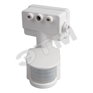 Датчик движения ИК для прожектора 1000w 180 гр. 12м IP44 белый (Sensor ML101бел.) - КОМТЕХ
