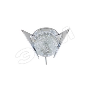 Светильник ИВО-50w 12в,GU5.3,хром,с/с прозр.      Comtech (VIAL51105White) - КОМТЕХ