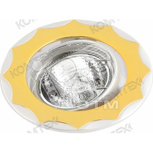 Светильник ИВО-50w 12в,GU5.3,повор.ник/зол/ник.   Comtech (VOLANS 51122) - КОМТЕХ