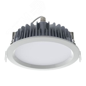 Торговое освещение ДВО TLDR0806 1 LED 38 Вт, 3850 Лм, 4000 K IP65 Опаловый рассеиватель | 16890 | TechnoLux