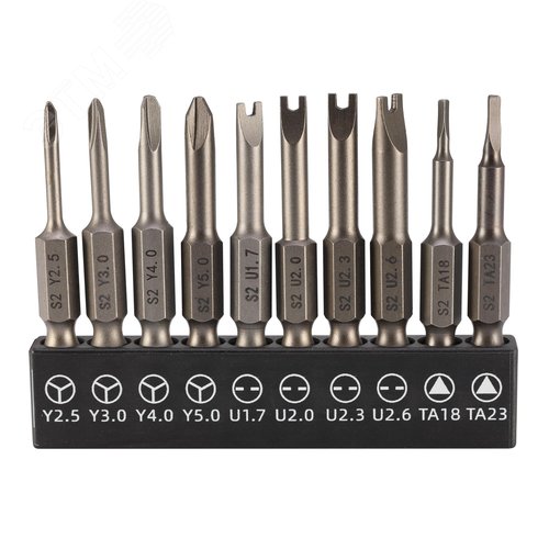 Набор бит Spanner/Tri-Wing/TA S2 50мм 10 - Ruko