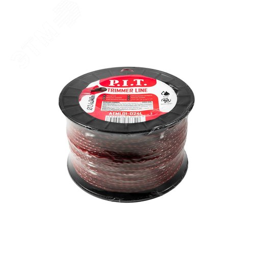 Леска для триммеров двухцветная  3LB 2,4 мм, бухта 340м - P.I.T.