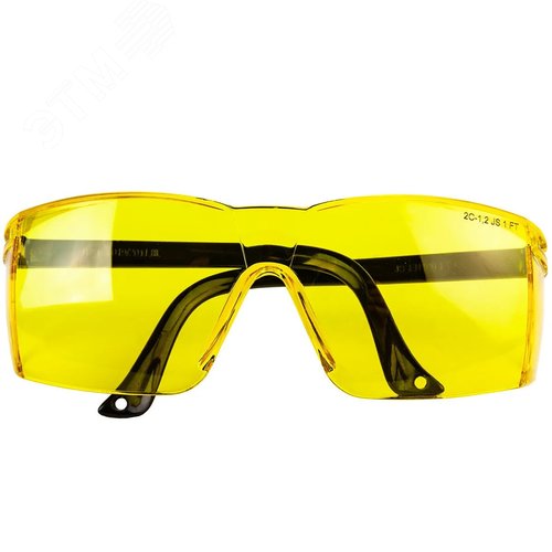 Очки защитные открытого типа, янтарные линзы из поликарбоната Cear vision - Jeta Safety