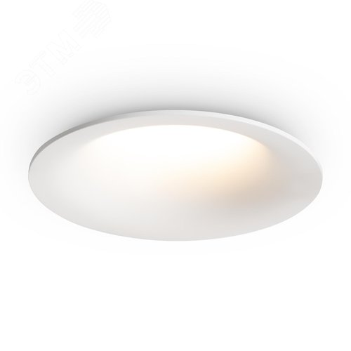 Светильник традиционный Down Light встраиваемый под лампу GU10 IP20 Белый - Voltega, артикул VGL7382DLB-01W