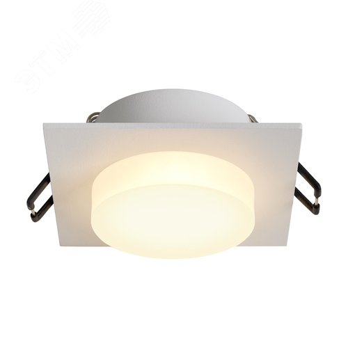 Светильник традиционный Down Light встраиваемый под лампу GU10 IP20 Белый - Voltega, артикул VGL7237DLB-01W1