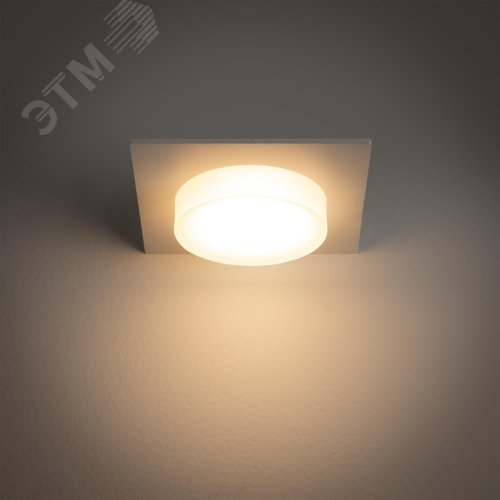 Светильник традиционный Down Light встраиваемый под лампу GU10 IP20 Белый - фото 2