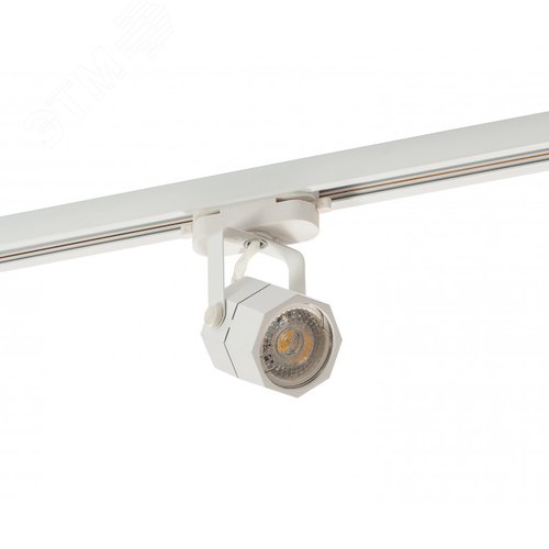 Светильник трековый IP20 50 Вт GU10 бел. алюм. DENKIRS DK6004-WH - DENKIRS