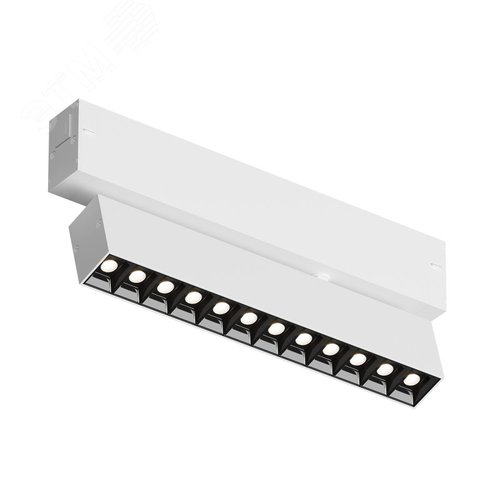 Светильник акцентный SMART LENS 9 Вт DIM 3000 К-6000 К бел. с черн. DENKIRS DK8006-WB - фото 2