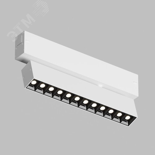 Светильник акцентный SMART LENS 9 Вт DIM 3000 К-6000 К бел. с черн. DENKIRS DK8006-WB - фото 3