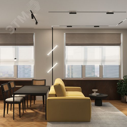 Светильник линейный SMART LINEAR 9 Вт DIM 3000 К-6000 К черный - фото 5