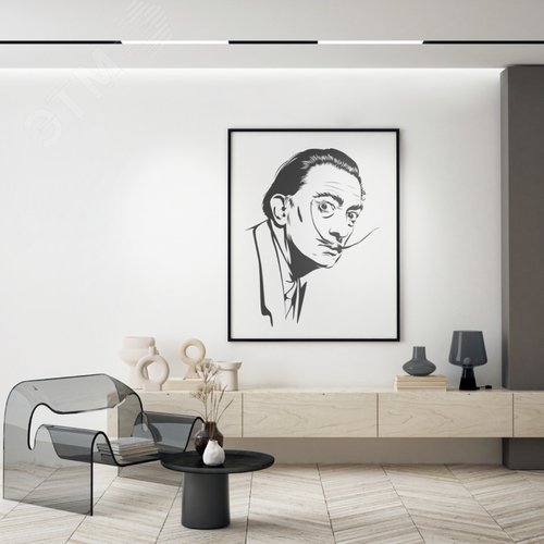 Светильник линейный SMART LINEAR 27 Вт DIM 3000 К-6000 К черн. DENKIRS DK8005-BK - фото 3