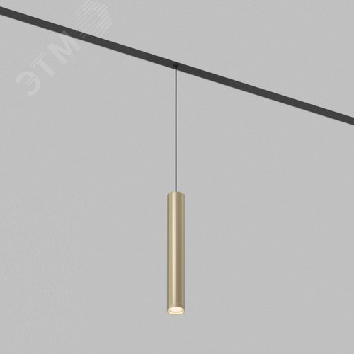 Светильник подвесной SMART HANG 9 Вт DIM 2700 К-6000 К матовый золотой с черн - DENKIRS