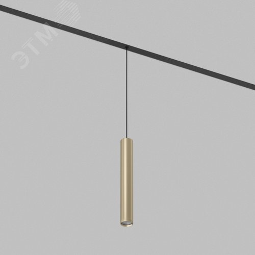 Светильник подвесной SMART HANG 9 Вт DIM 2700 К-6000 К матовый золотой с черн - фото 2