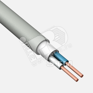 Кабель силовой NYMнг(A)-LS 2х6 (ок) (N) однопроволочный - Севкабель