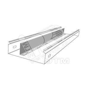 Перфоразделитель лотка 80х2500х1.2 оцинкованный РЛП-80 (998115-2) - ЕКА-групп