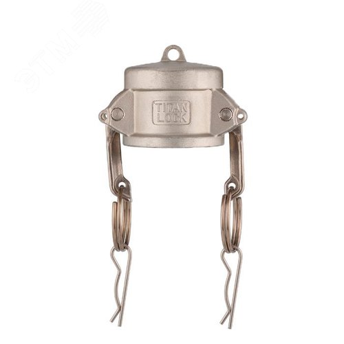 Камлок нержавеющий тип DC, заглушка для ниппеля 2,5in, AISI304 - TITAN LOCK