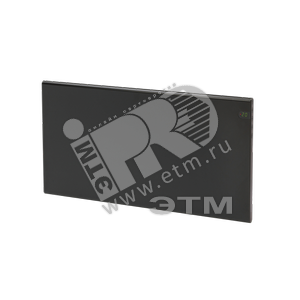 Конвектор Glamox H30  370мм 1000Вт черный с термостатом DT - ADAX