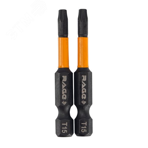 Набор бит торсионных TORX T15 S2 х 50 мм 2шт. - Rage