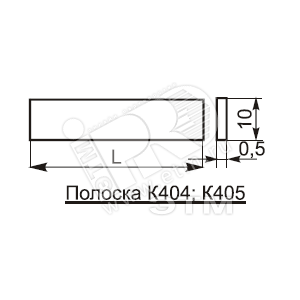 Полоска К404 10х120 0,5мм (Красноярск) - Завод ЭМИ Красноярск