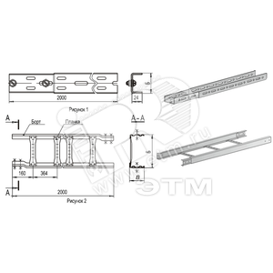 Секции прямые облегченные НЛ-30 П1,87-5 УХЛ2,5 (Н=50 мм)