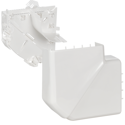 DLP Угол плоский 90град для кабель-канала 150х50мм белый