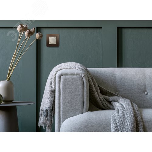 Светорегулятор поворотно-нажимной LED 300Вт без нейтрали слоновая кость ETIKA 2