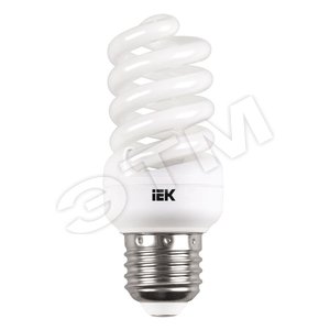 Лампа энергосберегающая КЛЛ 15/842 Е27 D40х102 спираль - IEK (ИЭК)