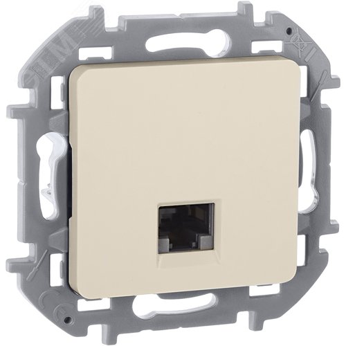 Розетка компьютерная RJ45 категория 6 UTP слоновая кость INSPIRIA - Legrand