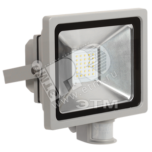Прожектор светодиодный ДО-30w с ИК датчиком 6500К 2400Лм IP44