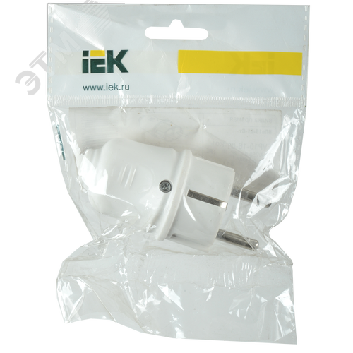 Евровилка прямая белая 16 А 2