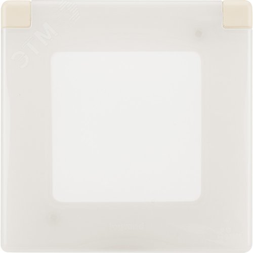 Рамка с защитной крышкой IP 44 Inspiria слоновая кость | 673921 | Legrand - Legrand