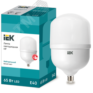 Лампа светодиодная HP 65Вт 230В 4000К E40 - IEK (ИЭК)
