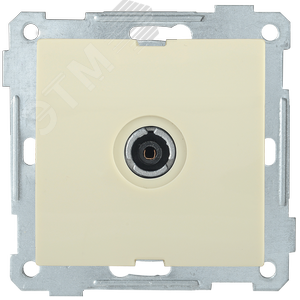 РТВ10-0-Б Розетка TV проходная BOLERO кремовый