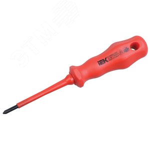 Отвертка крестовая Profi Ph0х75мм 1000В - IEK (ИЭК)