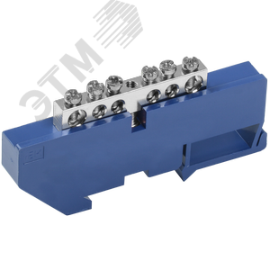 Шина N ''ноль'' на DIN-изоляторе Ni ШНИ-6х9-6-Д-С