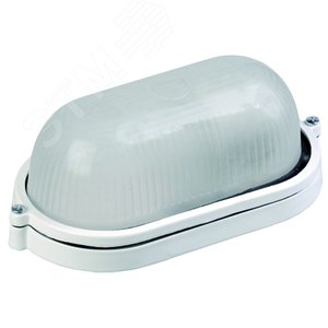 Светильник НПП1401 белый/овал 60 Вт IP54 - IEK (ИЭК)