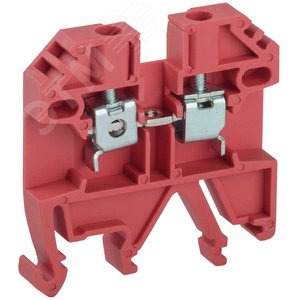 Клемма винтовая КВИ-2,5мм2 красная - IEK (ИЭК)