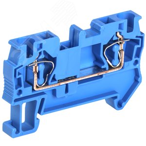 Клемма пружинная КПИ 2в-4 41А синий