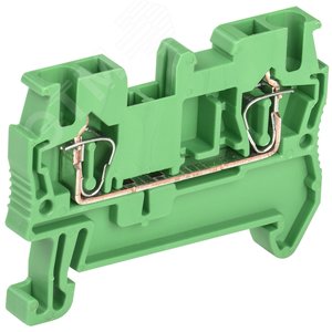 Клемма пружинная КПИ 2в-1,5 17,5А зеленый