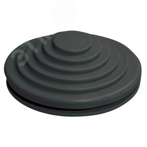 Сальник d20мм диаметр ответвительного бокса 22мм  черный