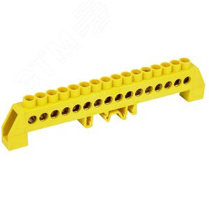 Шина PE земля комбинированный DIN-изолятор типа Стойка ШНИ-8х12-16-КС-Ж