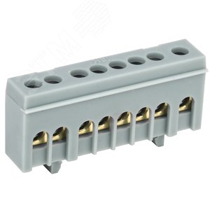 Шина L фаза корпусный изолятор на DIN-рейку ШНИ-6х9-8-К-Ср - IEK (ИЭК)