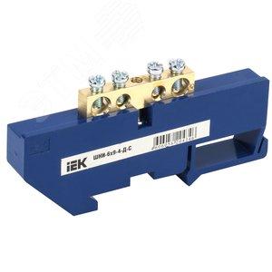Шина N ноль на DIN-изоляторах ШНИ-6х9-4-Д-С