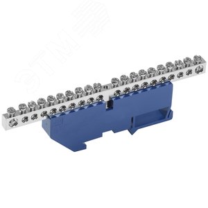 Шина N ''ноль'' на DIN-изоляторе Ni ШНИ-6х9-20-Д-С