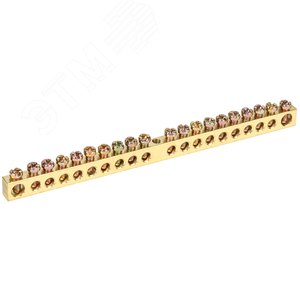 Шина PEN земля-ноль 6х9мм 20/1 (20групп/крепеж по центру)