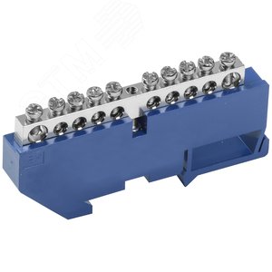 Шина N ''ноль'' на DIN-изоляторе Ni ШНИ-6х9-10-Д-С - IEK (ИЭК)